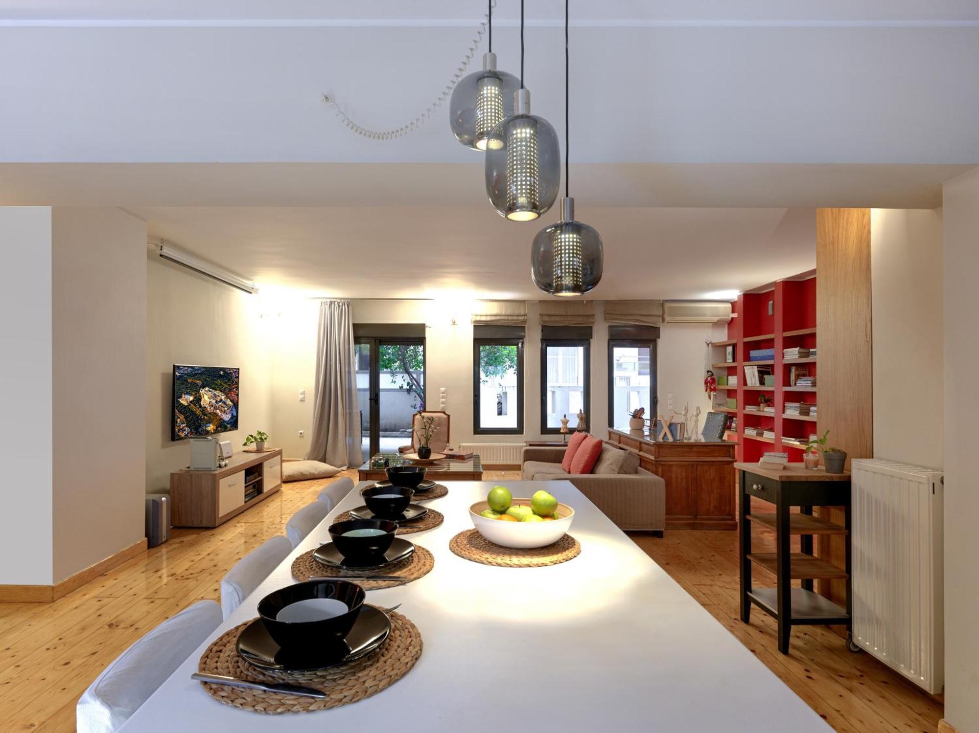 Koukaki Garden Escape Child Friendly Apartment Афины Экстерьер фото